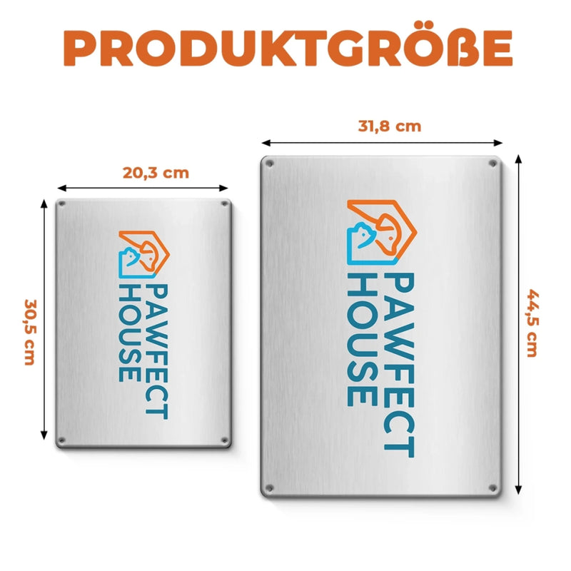 Personalisiertes Metallschild – Geschenk Für Campingpaare – Kein Stress, nur Camping