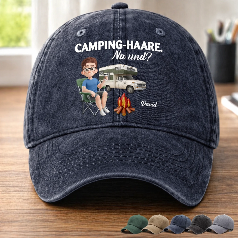 Personalisierte klassische Baseballkappe – Geschenk Für Camper – Camping ist meine Therapie