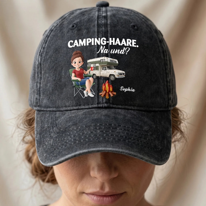 Personalisierte klassische Baseballkappe – Geschenk Für Camper – Camping ist meine Therapie
