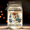 Personalisierte Mason-Jar-Licht - Geschenke Für Campingpaare - Zusammen ist unser Lieblingsplatz