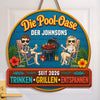 Personalisiertes Holzschild – Geschenk Für Paare – Hier beginnt der Urlaub