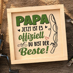 Personalisierte Angelköder – Geschenk für Opa, Papa – Glück ist ein Tag am See