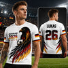 Personalisiertes Fußballtrikot – Geschenk für Fußballfans, Sportfans – Fußball ist unsere Sprache