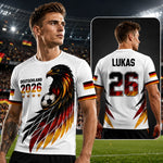 Personalisiertes Fußballtrikot – Geschenk für Fußballfans, Sportfans – Fußball ist unsere Sprache