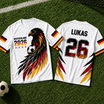 Personalisiertes Fußballtrikot – Geschenk für Fußballfans, Sportfans – Fußball ist unsere Sprache
