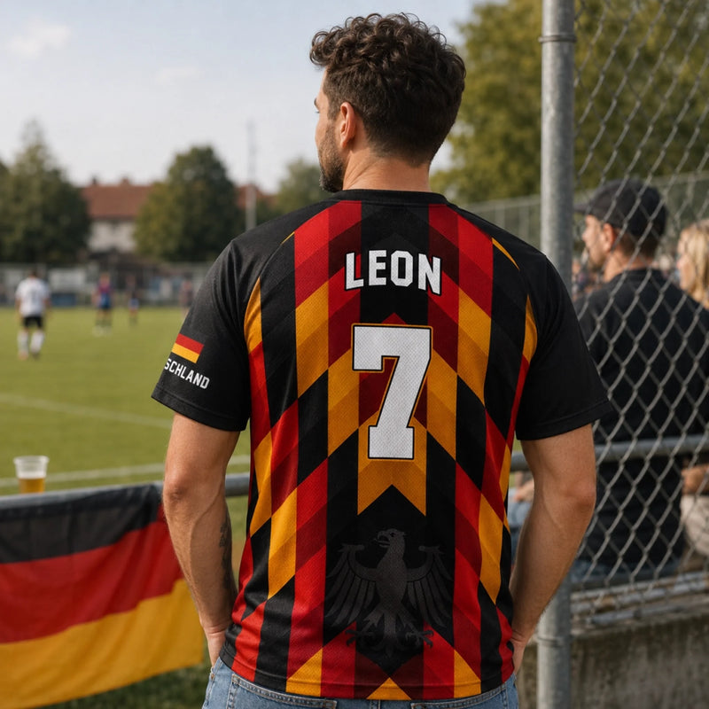 Personalisiertes Fußballtrikot – Geschenk für Fußballfans, Sportfans – Unsterbliche Leidenschaft mit Fußball
