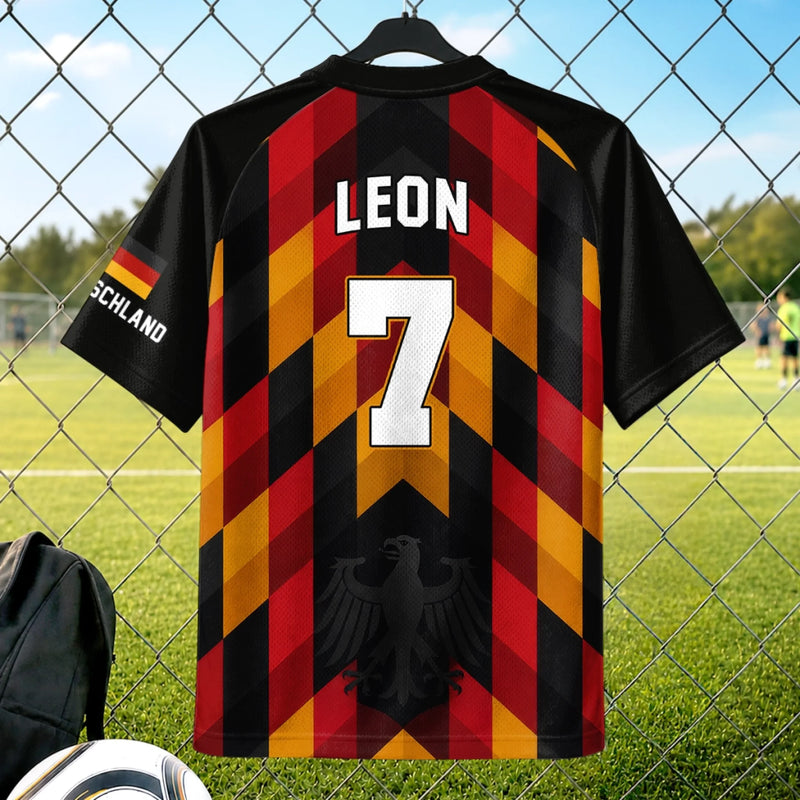 Personalisiertes Fußballtrikot – Geschenk für Fußballfans, Sportfans – Unsterbliche Leidenschaft mit Fußball