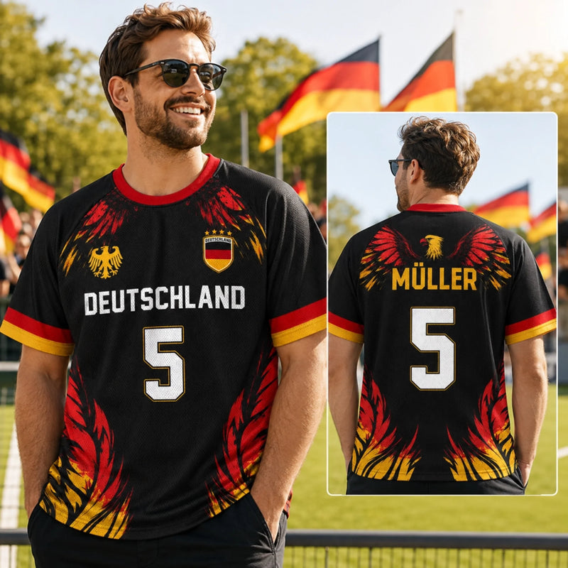 Personalisiertes Fußballtrikot – Geschenk für Fußballfans, Sportfans – Feiere jeden Treffer