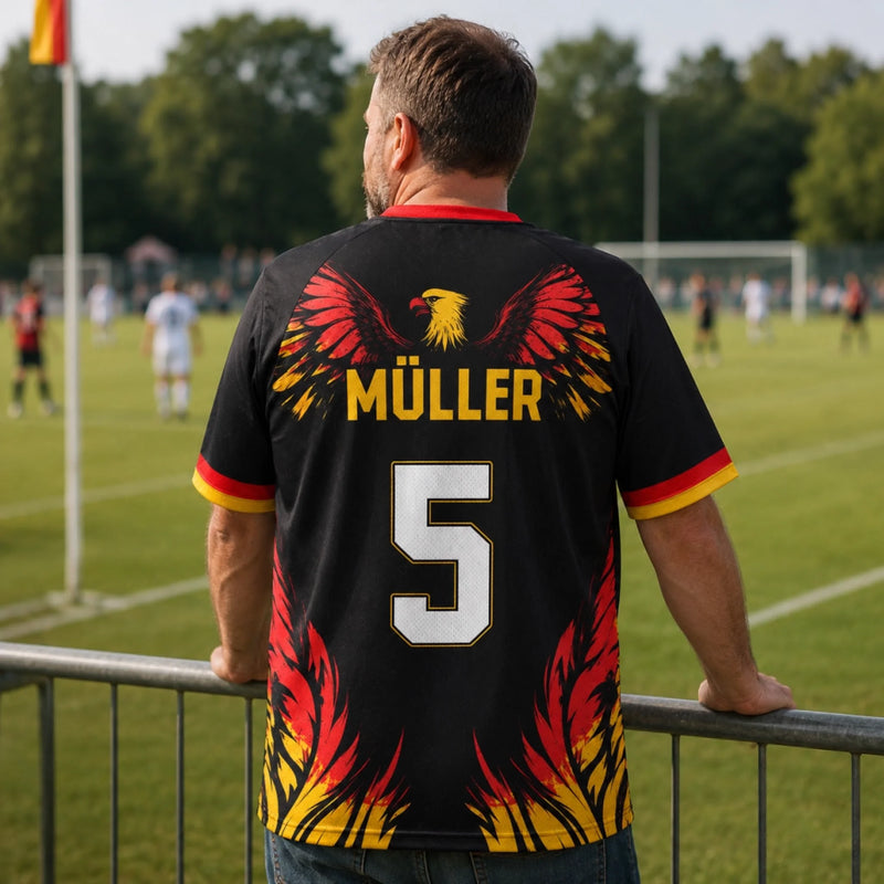 Personalisiertes Fußballtrikot – Geschenk für Fußballfans, Sportfans – Feiere jeden Treffer