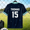 Personalisiertes Fußballtrikot – Geschenk für Fußballfans, Sportfans – Ein Land, Ein Team