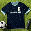 Personalisiertes Fußballtrikot – Geschenk für Fußballfans, Sportfans – Ein Land, Ein Team
