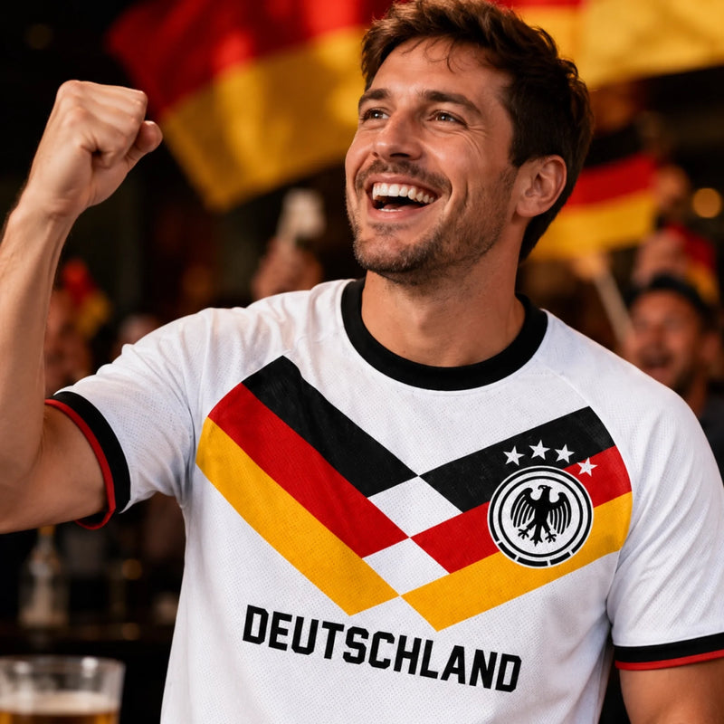 Personalisiertes Fußballtrikot – Geschenk für Fußballfans, Sportfans – Fußball Im Blut