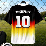 Personalisiertes Fußballtrikot – Geschenk für Fußballfans, Sportfans – Mein Herz Schlägt Für Deutschland