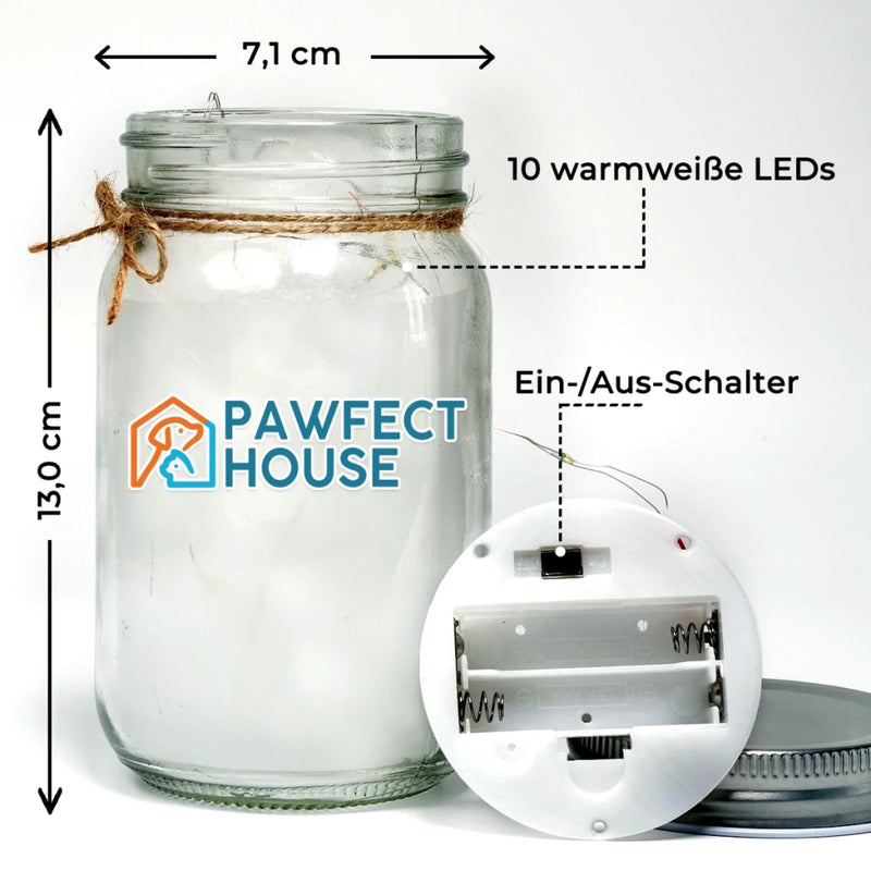 Personalisierte Mason-Jar-Licht - Geschenke Für Campingpaare - Unser Lieblingsplatz