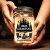 Personalisierte Mason-Jar-Licht - Geschenke Für Campingpaare - Unser Lieblingsplatz