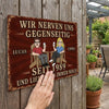 Personalisiertes Metallschild – Geschenk Für Paare –  Und Lieben Uns Trotzdem