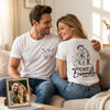 Personalisierte T-Shirt Mit Vorder- & Rückendruck - Geschenke für Hundeliebhaber, Katzenliebhaber - Liebe Auf Vier Pfoten copy