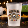 Personalisierte Partybecher - Geschenk für Familie & Fußballfans – Fußball Verbindet Nationen