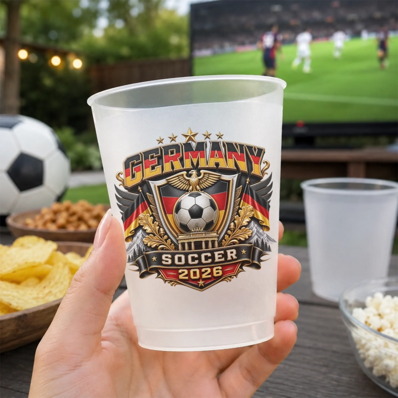 Personalisierte Partybecher - Geschenk für Familie & Fußballfans – Auf dem Weg zum Ruhm 2026