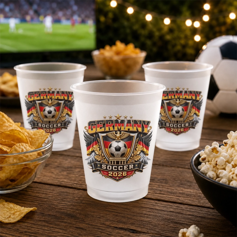 Personalisierte Partybecher - Geschenk für Familie & Fußballfans – Auf dem Weg zum Ruhm 2026