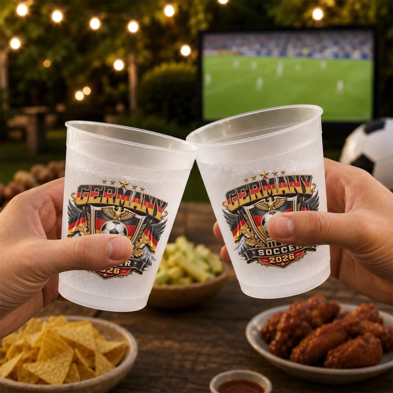 Personalisierte Partybecher - Geschenk für Familie & Fußballfans – Auf dem Weg zum Ruhm 2026