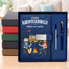 Personalisiertes Notizbuch aus PU-Leder – Geschenk Für Campingpaare – Unser Buch voller Abenteuer