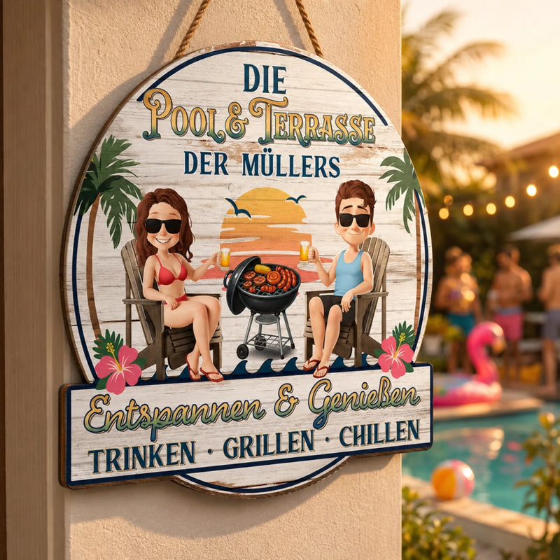 Personalisiertes Holzschild – Geschenk Für Paare – Passende Herzen, passende Stimmungen