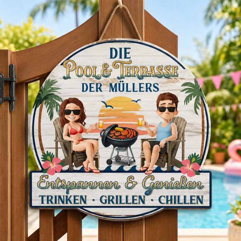 Personalisiertes Holzschild – Geschenk Für Paare – Passende Herzen, passende Stimmungen