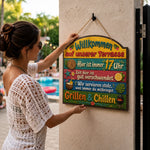 Personalisiertes Holzschild – Geschenk für Familie – Urlaubsmodus: Zusammen