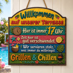 Personalisiertes Holzschild – Geschenk für Familie – Urlaubsmodus: Zusammen