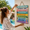 Personalisiertes Holzschild – Geschenk für Familie – Endloser Sommer, endlose Liebe