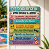 Personalisiertes Holzschild – Geschenk für Familie – Endloser Sommer, endlose Liebe
