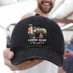 Personalisierte klassische Baseballkappe – Geschenk Für Camper – Abenteuer Beginnen Hier