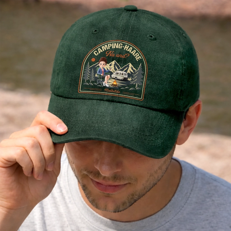Personalisierte klassische Baseballkappe – Geschenk Für Camper – Camping Ist Meine Art Von Freiheit