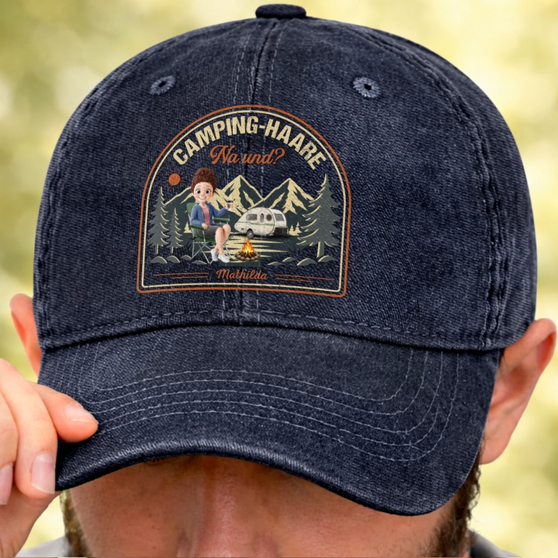 Personalisierte klassische Baseballkappe – Geschenk Für Camper – Camping Ist Meine Art Von Freiheit