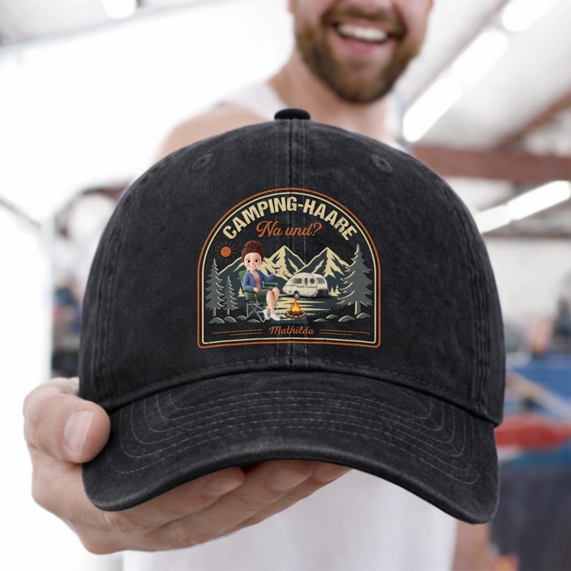 Personalisierte klassische Baseballkappe – Geschenk Für Camper – Camping Ist Meine Art Von Freiheit
