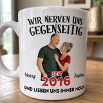 Personalisierte Tasse mit Foto – Geschenk für Paar – Lieben uns immer noch