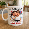 Personalisierte Tasse – Geschenk für Paar – Zusammen