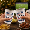 Personalisierte Partybecher - Geschenk für Familie & Fußballfans – Auf Tore und unvergessliche Momente!