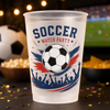 Personalisierte Partybecher - Geschenk für Familie & Fußballfans – Auf Tore und unvergessliche Momente!