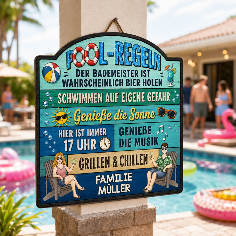 Personalisiertes Holzschild – Geschenk Für Paare – Sommer + Du = Perfekt