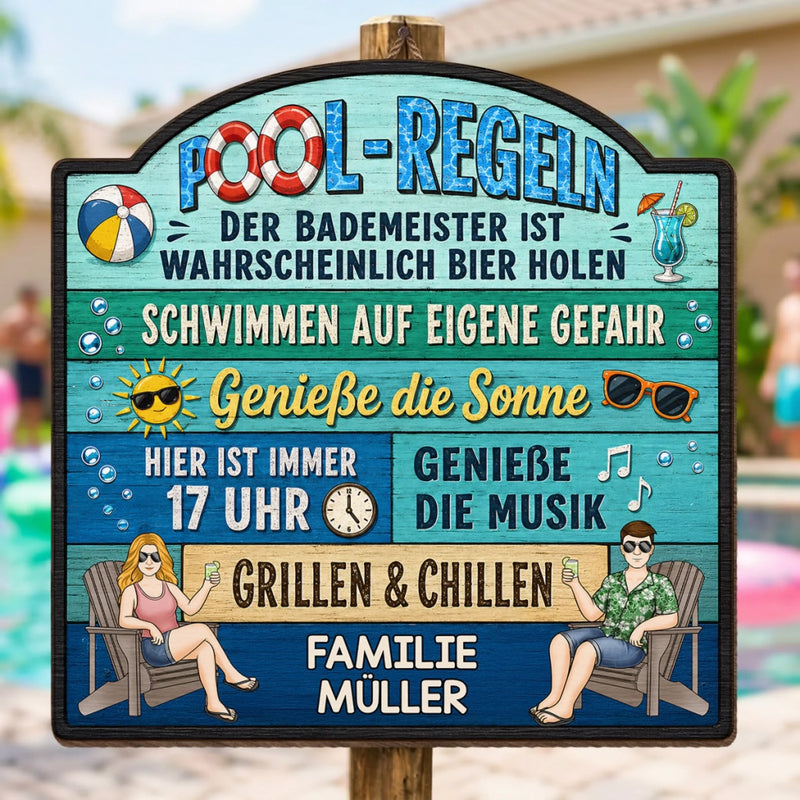Personalisiertes Holzschild – Geschenk Für Paare – Sommer + Du = Perfekt