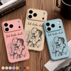 Personalisierte Leder Handyhülle mit Foto – Geschenk für Paar – Ich Liebe Dich