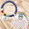 Personalisiertes Regenbogenbrückenarmband mit Foto - Gedenkgeschenke | Erinnerung an Haustier - Bis wir uns wiedersehen