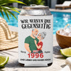 Personalisiertes Dosenkühler aus PU-Leder - Geschenk für Paar - Wir streiten, lachen und lieben uns