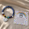 Personalisiertes Regenbogenbrückenarmband - Gedenkgeschenke | Erinnerung an Haustier - Bis wir uns wiedersehen