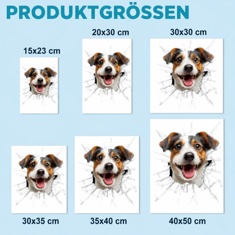 Personalisierte Wohnmobil-Aufkleber mit Foto - Geschenke Für Hunde- Und Katzenliebhaber - Leben ist schöner mit Fell