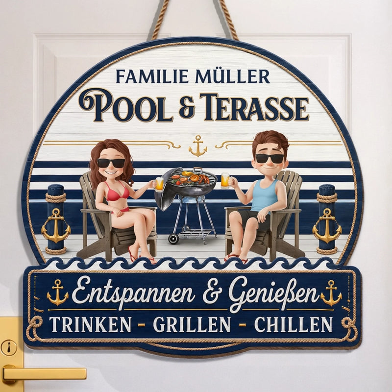 Personalisiertes Holzschild – Geschenk Für Paare – Ab diesem Tag