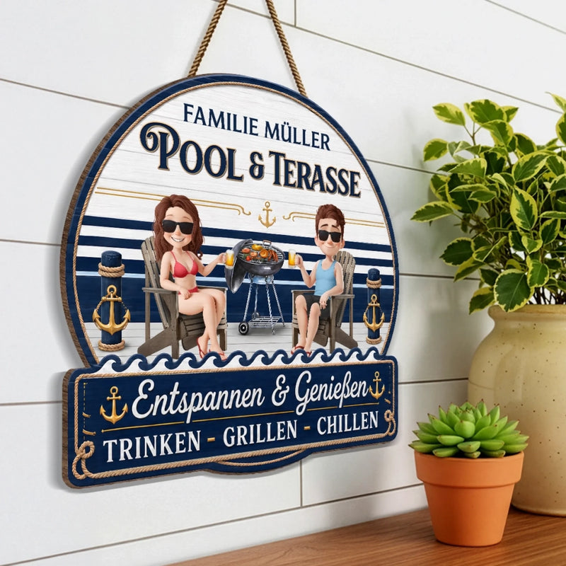 Personalisiertes Holzschild – Geschenk Für Paare – Ab diesem Tag