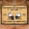 Personalisiertes Metallschild – Geschenk für Paar – Wir Haben Alles